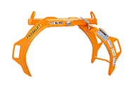 pinza per presa e sollevamento di tronchi e massi con portata massima di Kg. 600