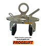 pinza per presa bobine di carta con portata massima di kg.250